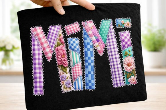 Download Mimi Mom Mama Patchwork Mother's Day Png - Premium Bundle