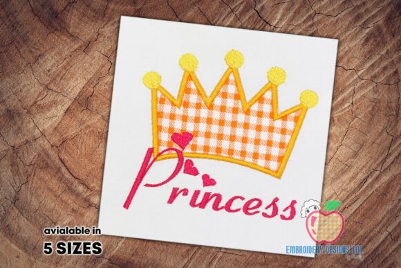 Download Beautiful Princess Crown Design Applique - Beautiful Collection