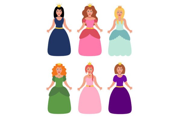 Download Set of Beautiful Fairy Tale Princess - Beautiful Collection