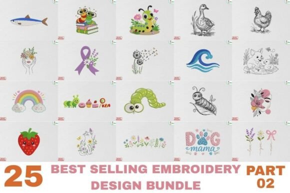 Download Beautiful Embroidery Design Bundle - Beautiful Collection