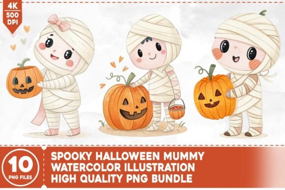 Download Spooky Halloween Mummy PNG Bundle - Mummy Collection